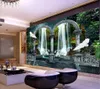 Mural Wallpaper 3d Fantasy Wonderland Waterfall Water Creative HD 3D Landscape Living Room Bedroom Background Wall Decoration Wallpaper