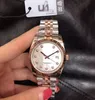 Reloj de pulsera para mujer, esfera de 36 mm, cristal de zafiro mecánico automático, cierre de acero inoxidable, reloj femenino