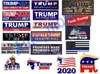 HOT 18 types Nouveaux styles Donald Trump 2020 Autocollants de voiture 7,6 * 22,9 cm Autocollant de pare-chocs Keep Make America Great Decal pour le style de voiture Paster de véhicule