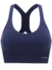 Moda Donna Reggiseni sportivi Gilet Yoga Allenamento Crop Top Fitness Push Up Palestra Reggiseni comodi Run Filo elastico senza cuciture Regolabile S-L