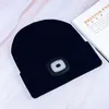 2019 LED Beanie 모자 USB 충전식 니트 모자 야외 낚시 하이킹 N66에 대 한 빛