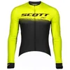 Primavera/Autunno SCOTT Pro team Bike Maglia da ciclismo a maniche lunghe da uomo Camicie da corsa su strada Top da bicicletta Traspirante Sport all'aria aperta Maillot S210419130