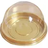 Round Pastry Packing Cake Boxes with Lid Plastic Boxes Yolk Clear Cake Packaging Festivel Party Supplies LX8642