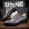 CIMIM scarpe eleganti da uomo in vera pelle Scarpe italiane brogue intagliate di alta qualità da uomo formale Business Wedding Big Size1