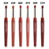 Miss Rose 20 kleuren langdurige lip voering matte lip potlood waterdichte vochtinbrengende lipsticks make-up contour cosmetica 6 stks