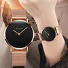 AESOP 7mm Ultra Thin Women Ladies Quartz Women039s Bracelet Watches Gold Steel Strap Woman Women Watch Watch Luxury Reloj Mujer 4971836