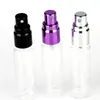 200 SZTUK MINI 5ML / 10ML Metalowe Puste Szkło Perfumy Refillable Butelka Perfumy Atomizers Butelki DHL / EMS / FedEx Darmowa Wysyłka LX6239