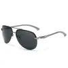 (9 цветов) мужские поляризованные солнцезащитные очки металлический сплав вождения очки 100% UV400 защитные очки очки мужской пилотный стиль A143