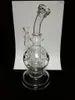 9 Zoll Facebook Shishs Exosphäre Rauchen Wasserrohre Ftk Glass Bongs Matrix Perc Gläses Recyler Öl Rigs Fabische Ei -Tupfen -Rig mit 14 mm Gelenk