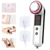 Best Price 3in1 Ultrasonic Ultrasound Slimming RED LED Light Rejuvenation Electric Microcurrent Facial Anti Ageing Lifting