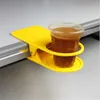 3шт Портативный стол Side Огромный клип питьевой подстаканник клип Teacup зажим Настольная Gadget (Random Color)