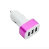 Ładowarka samochodowa USB 3 portu Ładowarka Adapter Gniazdo 2A 21A 1A Stylizacja samochodu 3 ładowarki USB Universal do ładowarki na telefon komórkowy 6757556