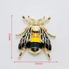 Симпатичные насекомые пчеловодные женские жемчужные горный хрусталь пчелы Брошь костюм отворотный штырь мода ювелирных изделий подарок для любви высокое качество