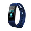 Y5 Montre Smart Montre Smart Oxygène Récompense cardiaque Moniteur Fitness Tracker Smart Montre-Bracelet Étanche IP67 Sports Smart Bracelet pour iOS Android iPhone