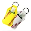 53 Design Baseball Neopren Cover Hand Sanitizer Hållare för 30 ml Flip Cap Travel Size Bottle Chapstick Holder Flip Cap Flaskor med Keychain