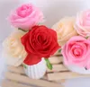Mur De Mariage Rose Tete Simulation Grand Rose Fleurs En Gros Commerce Exterieur Main Bricolage Soie Faux Fleur W1126