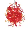 Gros Murano Lampes Lustres AC 110-240V Professionnel Chine Usine Fabricant Fleur En Verre Pendentif Lumières Style Lustre