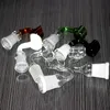 Kleurrijke vervolgkeuzelijst Dropdown -adapter voor waterpijphaak 90 graden 2 mm dikneess Glass Banger Nail