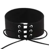 Overdreven Punk Sex Bondage Kraag Gebonden Halsketting Vrouwelijke Neck Strap Collarbone DJN214 Mix Order Order Chokers Sieraden