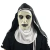 NUN-skräckmasken Halloween Cosplay Valak Scary Masks Latex Full Face Hjälm Demon Halloween Party Costume Props Mask GGA2509