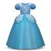 1 stücke Baby Mädchen Prinzessin Kleid Süße Kinder Cosplay kostüme Führen Kleidung Formale Volle Party Prom Kleider Kinder Clo4229163