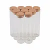 30*100mm 50ml Tiny Small Empty Test Tube Cork Bottles Vials For Wedding Decoration Gifts 50pcs/lot
