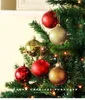24 pezzi/lotto da 30 mm di palla natalizia ornamenti decorazioni per alberi di Natale palla in gamba festa di Natale decorazioni per ornamenti a base di palla per Natale