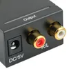 عالية الجودة الرقمية adaptador البصرية المحورية rca toslink إشارة إلى التناظرية الصوت محول محول كابل dhl شحن مجاني