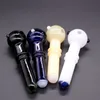 4.5 Inch Thick glass Straight Type Oil Burner Smoking Pipes Water Pipe in stock