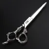 7 Inch Japan 440c Hairdresser Scissors Professional Cutting Scissors Thinning Stainless Steel Hair Art Tool Hairdresser Scissors