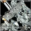 Moderne Kronleuchter Innenbeleuchtung Glanz klar Kristall Pendelleuchten Maria Theresia Hängelampe Pendelleuchte Fixture Top-Qualität 8 Lichter