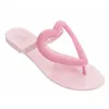 Flip Flop Big Heart Beach Skor 2019 Kvinnor Flat Sandaler Skor för Kvinnor Jelly Sandals Kvinna Jelly