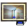 K3015 Serie Licht Spiegel Touch Schakelaar Met Bluetooth Fm Radio Temperatuur Datum Kalender Display voor Badkamer of Kast Mirror288R