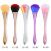 Yumuşak Nail Art Aracı Toz Temizleyici Fırçalar Temizleyici Makyaj Pudra Allık Fırçası Akrilik UV Jel, seçim için 5colors