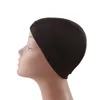 Bonnet de perruque en forme de dôme Casquettes réglables en maille pour la fabrication de perruques et de peignes Noir Beige Flexible Taille libre