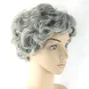 Shuowen Short Blonde Bobo Synthetische Pruiken Simulatie Menselijk Haar Pruik Perruques de Cheveux Humains Rechte Pelucas SW-WIG-15