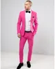 Cheap And Fine Two Buttons Groomsmen Notch Lapel Groom Tuxedos Men Suits Wedding/Prom Best Man Blazer ( Jacket+Pants+Tie) M12