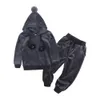 Men039s Trailtsuits 2021 Kız Giysileri Çocuklar Sonbahar Kış Yürümeye Başlayan Kıyafetler 2 PCS Kıyafet Çocuklar için Takip Takım 4521605