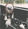 Herten Dream Catcher Car Pendant Feather Dreamcatcher Wind Chimes Automobielen Interieur Opknoping Decorative Ornament Home Decor Gift GA722