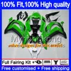 KAWASAKI ZX1000 ZX (10) R 2011 2012 2013 2014 2015 218MY.0 ZX 10R 1000CC ZX10R ZX10R 11 12 13 14 15 OEM 바람막이 공장 녹색 사출