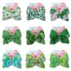 Bowknot cheveux Épingle Bébés filles Lucky Clover Barrettes Green Kids nœud papillon Hairpin enfants Printemps Couvre-chef VT1084