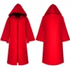 Mannen Kids Tuniek Death Wizard Hooded Robe Cloak Knight Gothic Fancy Dress Halloween Masquerade Cosplay Kostuum Cape Priest Kinderen Volwassen