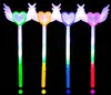 LED 魔法の杖フラッシュ妖精エンジェルハートの羽の杖コスプレドレスアップグロースティックパーティーライトアップ雰囲気小道具小道具好意ギフト