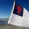 En stock 3x5ft 90x150cm Fly Breeze Cross of Chirst Religious Jesus Chris Christian Flag Indoor Outdoor for Decoration1897566