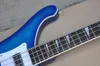 La guitarra azul zafiro bajo eléctrico de cuatro cuerdas 4003 es popular entre muchas personas