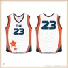 2019 2020 maillots de basket-ball à séchage rapide BLEU rouge logos de broderie livraison gratuite pas cher en gros hommes taille Jersey224