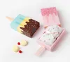 Opbergtas Originaliteit Cartoon Popsicle Shape Candy Fold Paper kwaliteit verpakking Case Ice Cream Mooie lade geschenkdoos