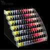 Acrylic Nail Polish Display Organizer 2-3-4-5-6-7 Layer Manicure Cosmetics Jewelry Display Stand Holder Clear Acrylic Makeup Box