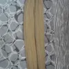 Итальянские кератиновые ногти U TIP Наращивание волос 100s # 27 Клубничный блондин Бразильские прямые волосы Девы Реми Предварительно нарощенные кератиновые наращивание волос