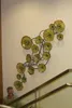 مهب لوحات زخرفية مورانو اليدوية الزجاج الحديثة مجردة مهب لوحات الزجاج الإبداعية الشعبية جدار الفن لوحة زجاج اليد فندق بلايت